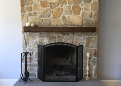 Crystal Creek, Mosaic Fireplace, Real Stone Veneer, Natural Stone Veneer, Sawn Thin Stone Veneer