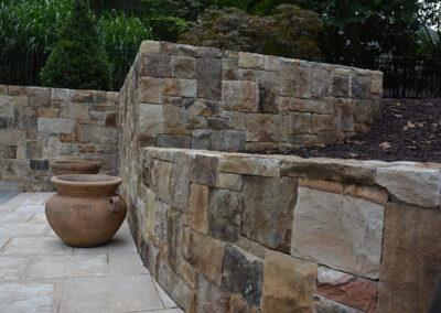 Kingston Pool Walls Project, Real Stone Veneer, Natural Stone Veneer, Sawn Thin Stone Veneer