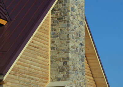 Smokey Ridge, Architectural Stone, Log Cabin, Real Stone Veneer, Natural Stone Veneer, Sawn Thin Stone Veneer
